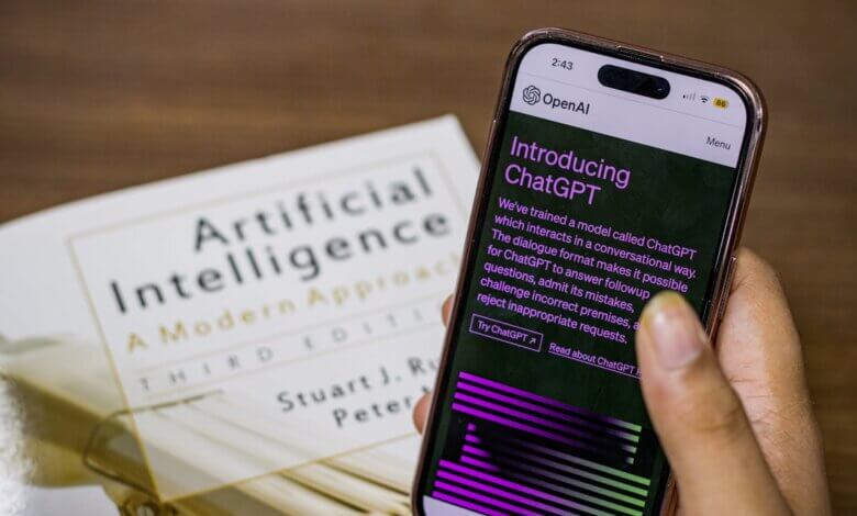 Celular, livro de inteligência artificial